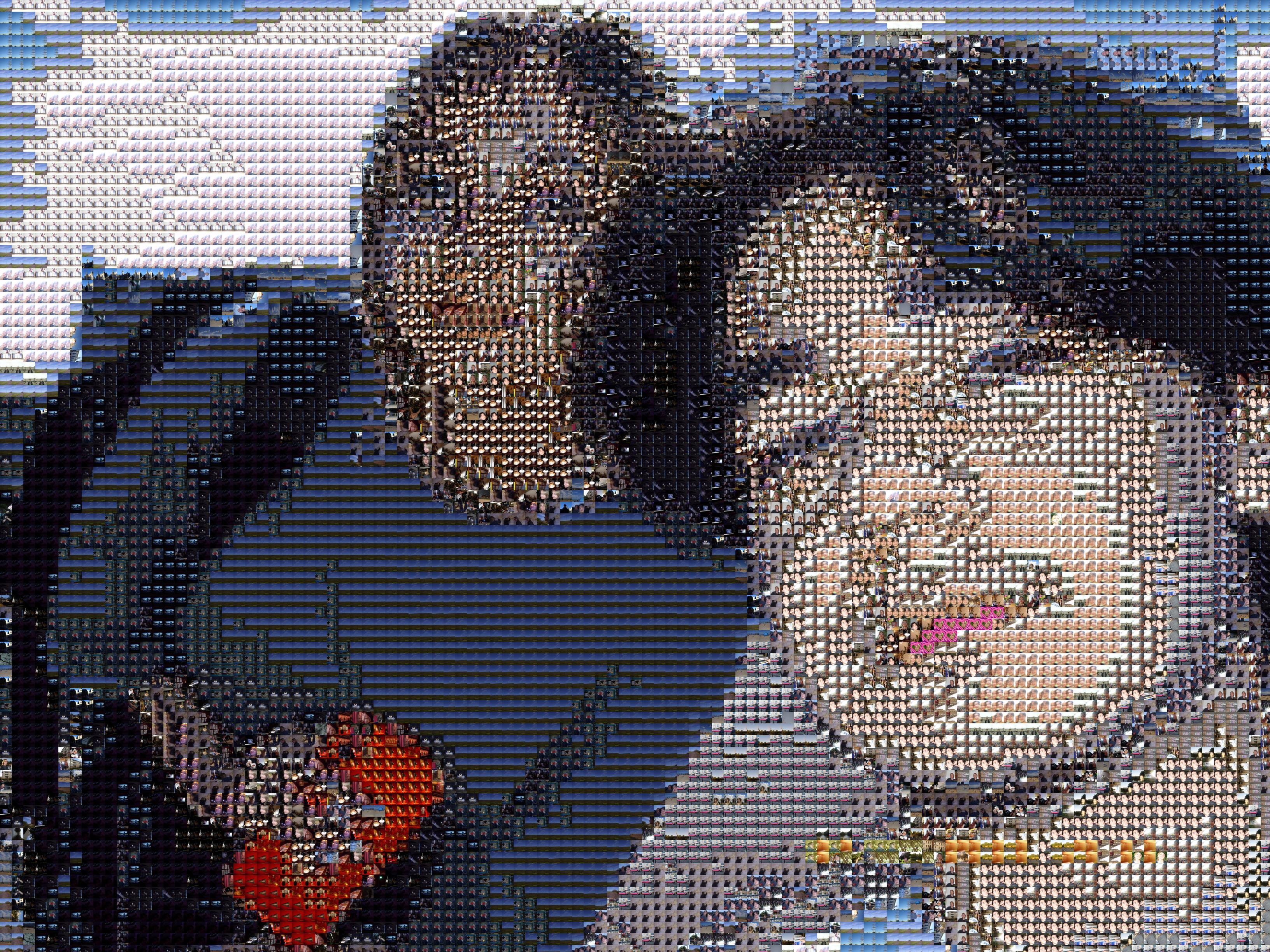 Screenshot of the Photo-Mosaic App